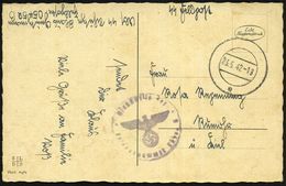 DEUTSCHES REICH 1942 (23.5.) Stummer 2K-Steg = Tarnstempel + Viol. 1K-HdN: Feldpostnr. 05452 = S S - Division  "D E R    - Sonstige & Ohne Zuordnung