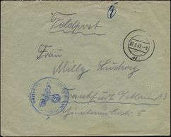 DT.BES.NIEDERLANDE 1943 (1.3.) Stummer 2K-Steg: J J = Tarnstempel Ede + Bl. 1K-HdN:  W A F F E N - S S / 1. SS Jnf. Gesc - Other & Unclassified