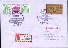 8060 DACHAU 2/ 1945 1982/ 37 Jahre Seit Der Befreiung/ D. KZ Dachau-Befreiungsfeier 1982 (9.5.) Viol. SSt = Stacheldraht - Autres & Non Classés