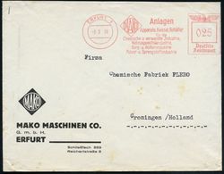 ERFURT 1/ MAKO/ Anlagen/ ..für Die/ Chemische...Jndustrie/ ..Berg-u.Hüttenindustrie/ Pulver- U.Sprengstoff-industrie 193 - Other & Unclassified