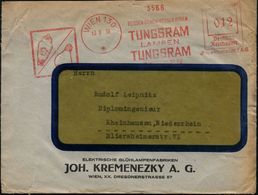 WIEN 130/ */ BESSER SEHEN-BESSER HÖREN/ TUNGSRAM/ LAMPEN/ TUNGSRAM/ RÖHREN.. 1938 (13.9.) Seltener, Ehem. österreich AFS - Other & Unclassified