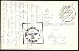 LINZ (DONAU) 1/ C 1942 (24.9.) 2K-Steg + Viol., Aptierter Ra.: Schw.(ere) Flakersatzabteilung 38 ("Frei Durch Ablösung R - Altri & Non Classificati