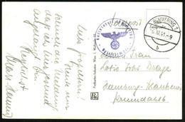 SEMMERING 1/ B 1941 (6.12.) Aptierte, Ehem. österr. 1K-Brücke + Viol. 1K-HdN: Kurlazarett Semmering , Klar Gest., Passen - Sonstige & Ohne Zuordnung