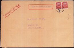 DT.BES.FRANKREICH 1942 (19.3.) !K: FELDPOST/d/--- Auf Paar 12 Pf. Hindenburg + Roter 2L: "INTERCONTINENTALE".. (Transpor - Guerre Mondiale (Seconde)