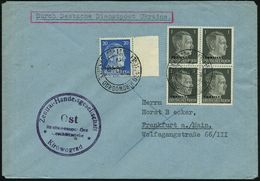 DT.BES.UKRAINE 1942 (10.2.) Aptierter, Sowjet. 2K-Stempel: KIROWOGRAD/d/DDPU + Viol. HdN: Zentral-Handelsges./Ost/ Reich - WW2