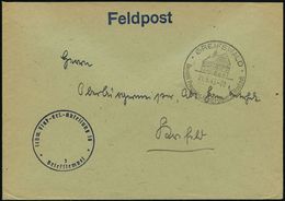 GREIFSWALD/ Besucht Preussens älteste Universitätsstadt 1943 (21.5.) HWSt (Renaissance-Rathaus) + Viol. 1K-HdN: Schw.(er - WW2 (II Guerra Mundial)