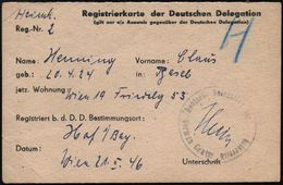 ÖSTERREICH 1943/46 3 Dokumente Eines In Basel Geborenen Deutsch-Österreichers: Ausweis Zur Erlangung V. Familien-unterha - Seconda Guerra Mondiale