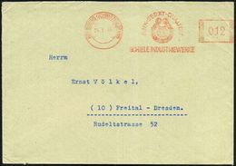 HORNBERG (SCHWARZWALDBAHN)/ ..SCHIELE INDUSTRIEWERKE 1946 (24.1.) Aptierter AFS  = Hakenkreuz U.a. Entfernt (Firmen-Logo - Andere & Zonder Classificatie