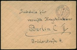 (13a) SCHOLLBRUNN/ A/ über/ MARKTHEIDENFELD 1945 (3.11.) 2K-Steg = PSt.I Ohne Freivermerk, Portofreier Bf. (kl. Eckriß)  - Altri & Non Classificati