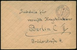 (13a) SCHOLLBRUNN/ A/ über/ MARKTHEIDENFELD 1945 (3.11.) 2K-Steg = PSt.I Ohne Freivermerk, Portofreier Bf. (kl. Eckriß)  - Sonstige & Ohne Zuordnung