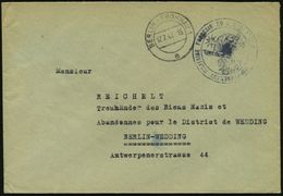 BERLIN-FROHNAU 1/ A 1947 (17.7.) 2K-Steg + Blauer 2K: GOUVERNEMENT MILITAIRE FRANCAI DU..BERLIN (Liberté) Seltener, Port - Other & Unclassified