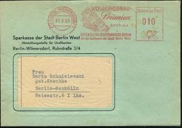 (1) BERLIN-WILMERSDORF 1/ WOHNUNGSBAU-/ Prämien..ÖFFENTL.BAUSPARKASSE BERLIN 1953 (27.2) AFS = 3 Banknoten "Bank Deutsch - Other & Unclassified