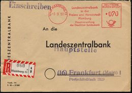 (24a) HAMBURG 11/ Landeszentralbank/ In D./ Freien U.Hansestadt/ Hamburg/ Hauptverwaltung/ D.Dt. Bundesbank 1959 (3.9.)  - Otros & Sin Clasificación