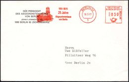 1 BERLIN 62/ 1951-1976/ 25 Jahre/ Abgeordnetenhaus/ V.Berlin 1977 (16.5.) Seltener Jubil.-AFS (Rathaus Schöne-berg) Dien - Sonstige & Ohne Zuordnung