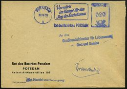 POTSDAM/ 1/ Vorwärts/ Im Kampf Für Den/ Sieg Des Sozialismus/ Rat Des Bezirkes.. 1959 (30.4.) Blauer AFS = DDR-Dienstfar - Other & Unclassified