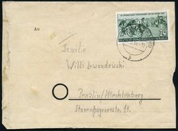 STOLLBERG (SACHS)/ B 1954 (22.5.) 2K-Steg Auf Gefangsnis-Faltbrief "Strafvollzugsanstalt Stollberg" Eines Weiblichen Häf - Other & Unclassified