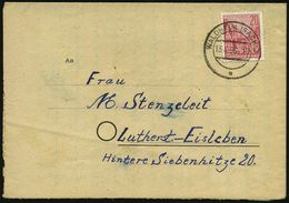 WALDHEIM (SACHS)/ E 1956 (13.4.) 2K-Steg Auf Gefängnis-Faltbf. Mit Innenvordruck: Anordnungen Für Den Empfänger / Straf- - Otros & Sin Clasificación