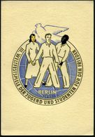 D.D.R. 1951 (3.8.) "III. Weltfestspiele Der Jugend U. Studenten", Kompl. Satz + ET-SSt.: BERLIN/m/III. WELTFESTSPIELE..  - Altri & Non Classificati