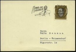 BERLIN N 4/ Ca/ AFRIKA Den/ AFRIKANERN 1960 (4.10.) Seltener MWSt = Afrikaner Sprengt Ketten (Symbol Der Ent-kolonialisi - Altri & Non Classificati