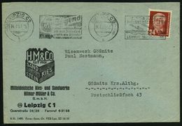 (10b) LEIPZIG C2/ B/ Jugend/ Vereinige Dich Im Kampf/ Für Den Frieden/ Gegen Die Gefahr/ Eines Neuen Krieges! 1951 (14.7 - Sonstige & Ohne Zuordnung