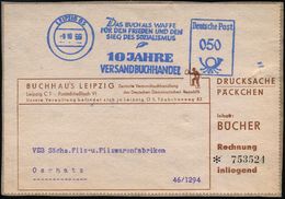 LEIPZIG O5/ DAS BUCH ALS WAFFE/ FÜR DEN FRIEDEN UND DEN/ SIEG DES SOZIALISMUS/ 10 JAHRE/ VERSANDBUCHHANDEL 1959 (9.10.)  - Altri & Non Classificati