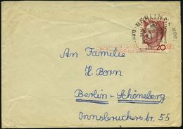 BERLIN N 4/ BERLIN HAUPTSTADT DER DDR 1961 (23.10.) HWSt = Brandenbg. Tor (unten Teils Undeutl.) EF 20 Pf. Lenin (Mi.762 - Sonstige & Ohne Zuordnung