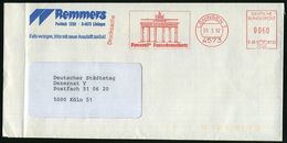 4573 LÖNINGEN 1/ B66 0722/ Funcosil Fassadenschutz 1992 (20.3.) AFS = Brandenbg. Tor, Firmen-Reklame-Bf., Rs. Brandenbg. - Monumentos