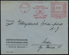 HALLE (SAALE)/ 2/ Papier/ ..Verarbeitung/ ..neuzeitl./ Lernmittel/ KEFERSTEINSCHE/ Papierhandlung KG/ Gegr.1790 1936 (24 - Non Classificati