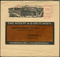 REUTLINGEN/ 1/ Emil Adolff AG 1927 (2.5.) Früher AFS Mit Großer Zählnr. Klar Auf Reklame-Bf.: EMIL ADOLFF.. PAPIERSPULEN - Non Classificati