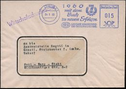 LEIPZIG C 1/ 1960/ Mit Dem/ Buch/ Zu Neuen Erfolgen/ LKG.. 1960 (4.1.) Blauer AFS = DDR-Dienstfarbe, Aptierte PLGZ (Logo - Zonder Classificatie
