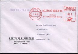 (16) FRANKFURT (MAIN) 4/ DEUTSCHE BIBLIOTHEK/ STIFTUNG/ DES ÖFFENTL.RECHTS 1959 (8.12.) AFS Klar Auf Dienst-Bf. (Dü.E-23 - Non Classificati