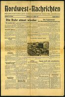 Osnabrück 1945 (14.8.) Orig. Zeitung: Nordwest-Nachrichten (Ausgabe Osnabrück) Nr.17 Mit Mehreren Artikeln U. Kommentare - Zonder Classificatie