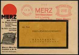 FRANKFURT (MAIN)-/ RÖDELHEIM/ MERZ/ Schreibmaschinen../ Merz-Werke 1930 (9.8.) AFS , Klar Gest., Dekorat. Reklame-Bf.: M - Zonder Classificatie