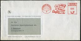 3 HANNOVER-BUCHHOLZ/ Läufer/ Radiert Alles 1966 (27.6.) Dekorat. AFS = 3 Radiergummis (dabei Runder Schreib-maschinen-Ra - Ohne Zuordnung