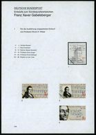 B.R.D. 1989 (März) 100 Pf. U. 80 Pf. "200. Geburtstag F. X. Gabelsberger", 28 Verschied. Color-Entwürfe Der Bundesdrucke - Ohne Zuordnung