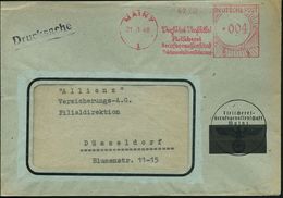 MAINZ/ 1/ Verhütet Unfälle!/ Fleischerei/ Berufsgenossenschaft/ Reichsunfallversicherung 1949 (21.3.) Seltener AFS-Typ F - Unclassified