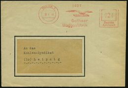 GOTHA 1/ DIE GOTHAS/ Gothaer/ Waggonfabrik 1946 (30.4.) Aptierter AFS = NS-Adler Und  "A.G." Entfernt (Flügel-Logo), Rs. - Treinen