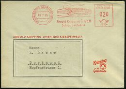 (21b) KIERSPE  B A H N H O F  (WESTF)/ Arnold Knipping GmbH/ Schraubenfabrik 1955 (5.7.) AFS (Fabrik) Firmen-Bf. (Dü.E-2 - Treinen