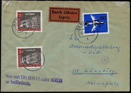 1 BERLIN 11/ W 1963 (5.4.) 1K + Amtl. Viol. 2L: Nur Mit Db 80610 Oder 80638/zu Befördern = Alliierter Dienstzug (um Zugr - Trenes