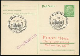 GELNHAUSEN/ Freilichtspiele I.d.Barbarossaburg.. 1938 (17.7.) Seltener HWSt = Barbarossas Kaiserpfalz, Klar Gest. Inl.-K - Autres & Non Classés