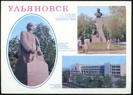 UdSSR 1979/85 3 Kop. BiP Komsomolzen, Schw. Bzw. 4 Kop. Staatswappen, Schw.: Uljanowsk Mit Div. Lenin-Monumenten (u. Geb - Lenin