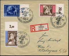 WIEN/ Europäischer Postkongress 1942 (22.10.) SSt = Postreiter Auf Globus Auf Kompl. Satz Europ. Postkongreß (Mi.800/22) - Autres & Non Classés