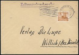 (1) BERLIN SW11/ Aa/ DIE INTERESSANTESTE/ STADT EUROPAS/ ERWARTET SIE 1952 (5.1.) MWSt , Klar Gest. Inl.-Bf. (Bo.453 A I - Altri & Non Classificati