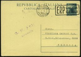 ITALIEN 1950 (5.11.) MWSt.: BRESCIA/ FERROVIA/ E R P  / L'ITALIA/ RICOSTRUISCE (Italien Baut Auf) Klar Gest. Bedarfs-Inl - Other & Unclassified