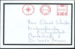 BELGIEN 1994 (29.9.) AFS: 1110 BRUXELLES 39 BRUSSEL/c 6001/NATO - ALLIANCE POUR LA PAIX.. (zweisprachig Mit NATO-Stern)  - Sonstige & Ohne Zuordnung