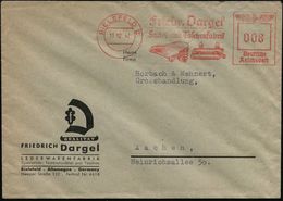 BIELEFELD 2/ Friedr.Dargel/ Sattel-u.Taschenfabrik 1942 (11.12.) Dekorativer AFS = Fahrradsattel U. Werkzeug-Satteltasch - Otros (Tierra)