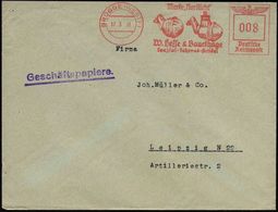 BRÜGGE (WESTF)/ Marke "Nordlicht"/ W.Hesse & Bauckhage/ Spezial-Fahrrad-Artikel 1938 (17.3) Dekorat. AFS = 2 Fahrrad-Dyn - Altri (Terra)