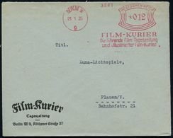 BERLIN W/ 9/ FILM-KURIER/ Die Führende Film-Tageszeitung/ U. Jllustr.Film-Kurier 1935 (21.1.) AFS Glasklar Auf Firmen-Bf - Cinéma