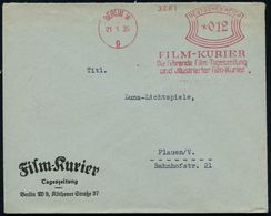 BERLIN W/ 9/ FILM-KURIER/ Die Führende Film-Tageszeitung/ U. Jllustr.Film-Kurier 1935 (21.1.) AFS Glasklar Auf Firmen-Bf - Kino