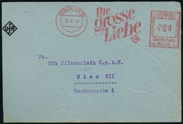 BERLIN SW 68/ Die Grosse Liebe/ UfA 1942 (25.6.) Seltener AFS, Regie: Rolf Hansen, Liebesfilm über Eine Varité-Sängerin  - Cinéma